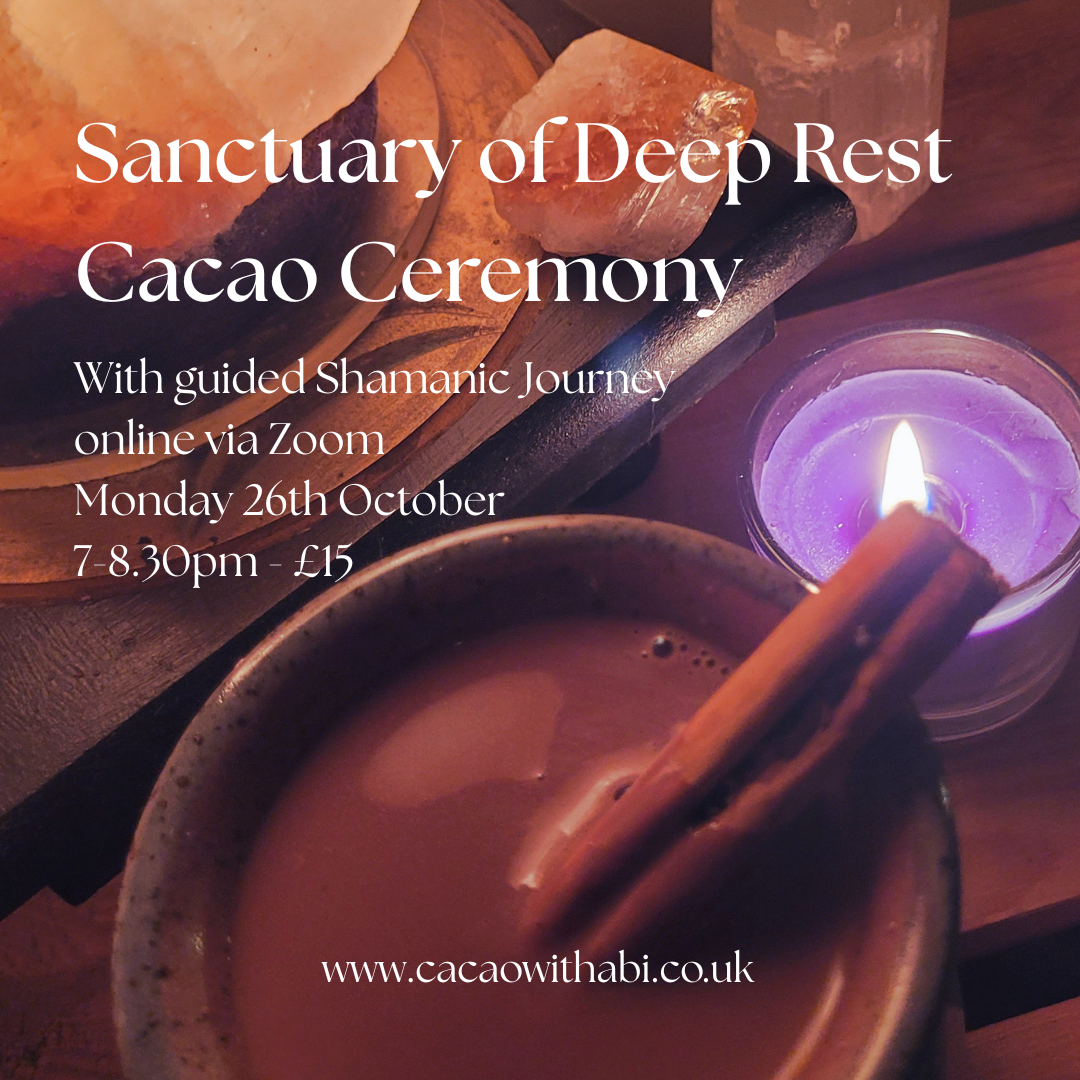 Sanctuary of Deep Rest | Full Moon Online Cacao Ceremony